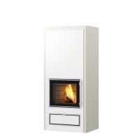 Дровяной камин JAANI V2 Tulikivi Туликиви Белый/белый, 1800мм, нижнее подключение