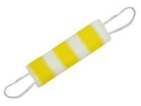 Мочалка (39*11см) полосатая М07 для бани