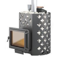 Дровяная печь Этна Люкс 24 (Панорама) Закрытая каменка