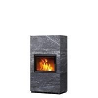 Дровяной камин конвекционный HENKA Туликиви Nobile, 1390мм, верхнее подключение