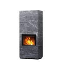 Дровяной камин конвекционный HENKA Туликиви Nobile, 1840мм, верхнее подключение