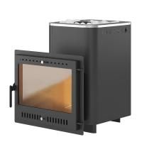 Дровяная печь Везувий Русичъ Антрацит 22 Панорама "М"