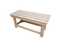 Лавка 1200*445*400 (кедр) R для бани