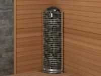 Электрическая печь Sawo Tower TH3-35NS-CNR угловой установки, выносной пульт (пульт и блок мощности покупается отдельно)