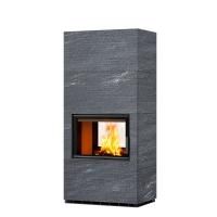 Дровяной камин конвекционный LAMU Туликиви Unica, 1900мм, верхнее подключение