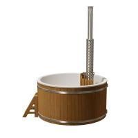 Купель Composit Премиум D=2,2 H=1,10м термососна с внешней печью на 25кВт