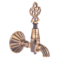 Кран латунный Steam&Water для хамама, Бронза (001-А)