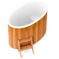 Овальная купель POLARSPA STANDART 98 термососна светлая