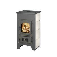 Печь-камин Везувий ПК-01 (270) с плитой бежевый (150 м3)