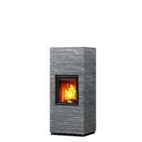Дровяной камин конвекционный KAMMI Туликиви Grafia, 1450мм, верхнее подключение