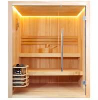Финская сауна Frank F818 КЕДР (печь СФЕРА с ПУ 7 кВт+80 кг камней КВАРЦ белые)