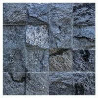 Плитка Гефест облицовочная Рваный камень Талькохлорит 80х80х25