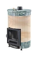 Дровяная печь Ферингер Уют-18 окаменевшее дерево перенесенный рисунок+змеевик