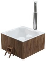 Купель Composit Quattro 2,0x2,0x1,10м термососна с внутренней печью