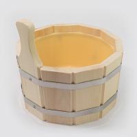 Ушат 4л с пластиковой вставкой (липа) СК для бани