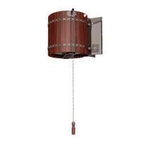 Обливное устройство Ливень МИНИ с деревянным обрамлением «красное дерево»