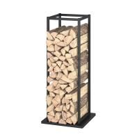 Дровница Везувий Вертикаль 400 (черный)