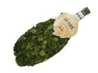 Березовый веник в упаковке для бани