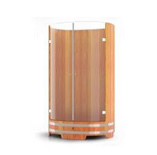 Деревянные душевые кабины